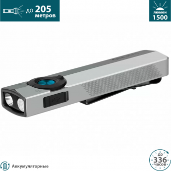 Фонарь OLIGHT ARKPRO Silver Graphite CW